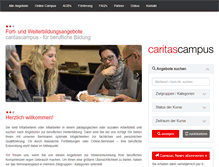 Tablet Screenshot of fortbildung-caritasnet.de